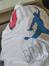 NIKE JORDAN 耐克AJ童裝男童短袖T恤夏季新款兒童23號(hào)短T上衣 純白色 160 /80 【建議身高158-170cm】 曬單實(shí)拍圖
