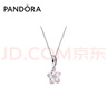 潘多拉（PANDORA）櫻飛舞春項(xiàng)鏈套裝玫瑰金色旋轉(zhuǎn)櫻花輕奢七夕情人節(jié)禮物送女友 銀色 45CM 曬單實(shí)拍圖