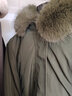 皮爾卡丹派克服女冬季新款中長款可拆卸獺兔毛內(nèi)膽海寧皮草外套狐貍毛大衣 軍綠色 L(建議115-135斤) 曬單實拍圖
