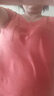 皮爾卡丹（pierre cardin）女裝2025新款中長(zhǎng)款遮肚顯瘦上衣寬松棉質(zhì)短袖t恤女棉質(zhì)夏季秋季 磚紅色 3XL 適合145-160斤 曬單實(shí)拍圖