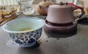 三勤堂景德鎮(zhèn)陶瓷釉下手繪永樂青花壓手杯景德鎮(zhèn)陶瓷主人杯品茗杯纏枝蓮 雙獅款-青花永樂壓水杯 曬單實(shí)拍圖
