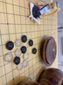 御圣 圍棋五子棋雙面瑪瑙玉髓圍棋黑白圍棋子家用高檔送禮成人禮物 瑪瑙黑白+黃心楠木罐 曬單實拍圖
