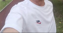 耐克（NIKE） t恤短袖男士2025夏季跑步訓練健身運動衫透氣休閑圓領半袖 純棉AR4999-100白紅刺繡小標 2XL 185/建議體重180-190斤 曬單實拍圖