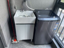 海爾（Haier）2025新品雙動(dòng)力洗衣機(jī)直驅(qū)變頻波輪10公斤七維減震60E全自動(dòng)家用防纏繞 高洗凈比頑漬洗電離除菌螨 炫彩盤(pán)操作+一級(jí)能效+鋼化玻璃蓋+智慧羽絨羊毛洗 曬單實(shí)拍圖