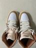 耐克Air Jordan 1 High OG AJ1 AJ1 女子高幫休閑板鞋 FN6622-201 38 (380mm) 曬單實(shí)拍圖