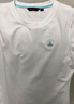 Navigare意大利小帆船短袖T恤衫女夏季圓領(lǐng)百搭體恤衫修身短款基礎款上衣 科技白 S 曬單實(shí)拍圖