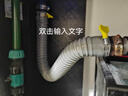 摯霸魚缸臺(tái)盆下水管換水管加粗波紋軟管32-50大口徑排水下水道加長(zhǎng)管 直徑40mm丨長(zhǎng)50cm丨配卡箍*2 曬單實(shí)拍圖