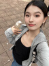 苗秀 足銀櫻花耳釘日系少女清新甜美小巧花朵耳飾品女 銀色 曬單實(shí)拍圖