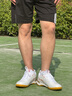 李寧羽毛球鞋刀鋒MAX男女同款減震回彈羽毛球專業(yè)比賽運動鞋碳板加持 刀鋒MAX 標準白 AYAU003-1 42 曬單實拍圖