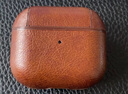 奴瑪尼適用aipods3保護(hù)殼皮耳機(jī)保護(hù)套蘋果3代耳機(jī)套airpodspro保護(hù)殼三代蘋果無(wú)線藍(lán)牙 新款airpods 3 平紋皮革保護(hù)套【深棕色】 曬單實(shí)拍圖