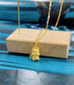中國黃金（CHINA GOLD）心動(dòng)萌龍黃金吊墜女足金本命年生肖龍掛墜項(xiàng)鏈七夕禮物送老婆 心動(dòng)萌龍吊墜 配S925鏈 約1.2g 曬單實(shí)拍圖