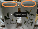 金嵐玉 骨瓷馬克杯個(gè)性水杯創(chuàng)意杯子牛奶杯水杯可愛(ài)韓版簡(jiǎn)約咖啡杯 香榭麗舍-420毫升V杯+蓋子 曬單實(shí)拍圖