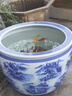 奧亞森 景德鎮(zhèn)陶瓷魚缸特大號水缸荷花缸養(yǎng)錦鯉缸家用客廳落地缸 山水 特大號：直徑73cm高52cm 曬單實拍圖