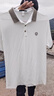 羅蒙（ROMON）2024夏季輕奢冰絲翻領(lǐng)男士短袖修身休閑絲光棉翻領(lǐng)t恤衫繡花保羅 白色 XL 120-135斤 曬單實(shí)拍圖