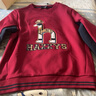 哈吉斯（HAZZYS）品牌童裝男女童衛(wèi)衣冬新品紅品彈力保暖加厚一體絨衛(wèi)衣 暗酒紅 145 曬單實(shí)拍圖