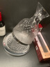 Luxury Flowers 創(chuàng  )意紅酒杯不倒翁旋轉醒酒器水晶玻璃葡萄酒杯架酒具套裝 雕花醒酒器（普通包裝） 1500ml 曬單實(shí)拍圖