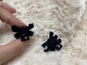向晚發(fā)夾2個蝴蝶結(jié)植絨小抓夾女發(fā)卡公主頭碎發(fā)劉海發(fā)夾女夾子頭飾 曬單實(shí)拍圖