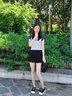 人本帆布鞋女2024新款薄款春夏季百搭休閑小白鞋一腳蹬透氣小眾大頭鞋 黑色（有鞋帶） 37 曬單實(shí)拍圖