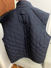 GANT甘特新款男士時尚保暖棉服馬甲|7006341 433-藍(lán)色 L 曬單實(shí)拍圖
