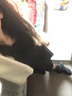 妍莉芬（yanlifen）氣質(zhì)女神范收腰吊帶連衣裙女裝套裝2024新款秋裝交叉毛衣法式裙子 黑色吊帶裙+蝴蝶結(jié)白開衫 L 曬單實(shí)拍圖