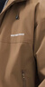 真維斯（Jeanswest）冬季新款棉服男士寬松連帽棉衣羽襖子加絨厚保暖大碼外套服裝上衣 咖啡色【加厚升級品質款】 XL 【建議140-165斤】 曬單實拍圖