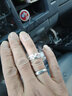 倔匠999足銀男士戒指潮開(kāi)口單身食指指環(huán)學(xué)生裝飾可調節男生可調節 滿(mǎn)天星版（男款均碼/可調大?。?曬單實(shí)拍圖