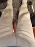 浪莎（LangSha）窄版闊腿褲女冬季新款加絨加厚小個(gè)子直筒褲雪尼爾高腰垂感拖地褲 米白羊羔絨【常規158cm以上】 L 【106-115斤】 曬單實(shí)拍圖