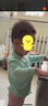 承承鹿寶寶秋裝嬰兒分體套裝春秋衣服早秋睡衣秋衣新疆棉2022新款兒童防蚊蟲空調服 對襟上衣/C2小兔頭青 90碼(推薦21-26斤寶寶穿) 曬單實拍圖
