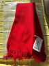 恒源祥高檔冬季保暖加厚100%純羊絨男女款圍巾大紅本命年純色圍脖送禮 大紅 均碼 曬單實(shí)拍圖