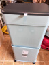 家杰优品厨房分类垃圾桶家用带盖大号容量 20L 内桶可升降桶篓 晒单实拍图