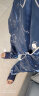 南极人冰丝男士睡衣男夏季短袖长裤仿真丝开衫翻领宽松家居服淡蓝L 实拍图