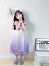 G.DUCKKIDS女童洛麗塔連衣裙夏季2025新款兒童夏裝女寶寶庫洛米公主裙子甜美 紫色 120 cm 曬單實(shí)拍圖