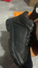 卡帝乐鳄鱼（CARTELO）冬季男士牛皮加绒保暖皮毛一体雪地靴高帮加厚羊毛棉鞋9317黑色42 实拍图