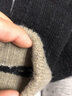 CTRLEND針織觸屏手套女士秋冬季保暖防滑加絨手套加厚韓版男女毛線(xiàn)手套 黑色 曬單實(shí)拍圖