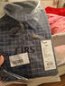 杉杉加絨襯衫男  中年純棉格子襯衣男商務(wù)休閑 1066-2加絨款 40  曬單實(shí)拍圖