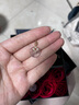 億博祥云玉石平安扣項鏈女吊墜銀飾鏈生日禮物送女朋友老婆情人節禮物 玫金色祥云平安扣項鏈+溫馨禮盒 曬單實(shí)拍圖