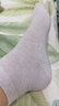 寓美ym/寓美彩麻休閑棉襪3013 女春夏秋薄款棉麻純色簡(jiǎn)約舒適透氣吸汗 淺紫 3雙 均碼 22-24cm 腳長(cháng) 曬單實(shí)拍圖