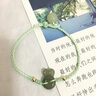 綠儂珠寶 和田玉小兔子平安扣生肖玉兔編織手繩手串鏈吊墜diy配件 和田玉兔子【湖水綠款】/單個(gè) 曬單實(shí)拍圖