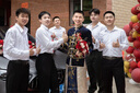 Lee ryetom男士秀禾服2025年新款中式新郎裝結(jié)婚禮服修身顯瘦龍鳳褂男裝秀禾 12號男款 [尺寸偏大] XL [175斤-195斤左右] 曬單實拍圖