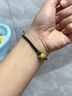 南有栗可穿珠編織手繩紅繩可自由穿配飾轉(zhuǎn)運珠黃金手繩男女款編繩手鏈繩 可穿珠吉祥手繩-高雅黑 曬單實拍圖
