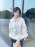 韓惠芷美式復(fù)古加厚棒球服外套女春秋新款韓版寬松百搭學(xué)生夾克機車風(fēng)潮 A79杏色冬款 【加絨加厚】 L 【建議100-125斤】 曬單實拍圖