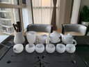 典躍琉璃茶具套裝輕奢水墨喝茶蓋碗公道杯高檔茶杯辦公室泡茶壺禮盒裝 玉瓷13入茶壺蓋碗茶道茶洗套組 曬單實(shí)拍圖