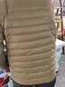 鴨鴨（YAYA）佟麗婭同款輕薄羽絨服男女同款短款休閑內(nèi)膽薄款冬季保暖防寒外套 抹茶綠【女款】 3XL 曬單實(shí)拍圖