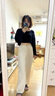 UKMR闊腿褲夏季新款長褲女2025寬松女褲垂感高腰休閑直筒褲子 麻本色 L 【建議106-120斤】 曬單實拍圖