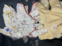 童泰婴儿衣服连体衣秋冬季新生宝宝加厚夹棉保暖内衣 黄色鸭梨 59码(1-3个月) 实拍图