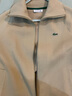 LACOSTE法國鱷魚(yú)女裝休閑百搭潮流簡(jiǎn)約拉鏈翻領(lǐng)衛衣外套|SF2961 KU4/黃褐色 S 36/160 曬單實(shí)拍圖