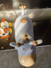 巴比精灵儿童跳跳马1-3岁宝宝充气马木马防摔户外玩具跳跳鹿生日礼物 蓝鹿（赠充气筒） 实拍图