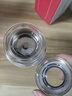 代璽玻璃水杯大容量男女高顏值茶水分離泡茶杯高硼硅耐熱便攜胖胖杯子 單層玻璃杯-鏡面蓋+杯套 500ml 曬單實(shí)拍圖