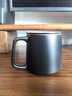 叁旬 印象馬克杯陶瓷泡茶杯帶過(guò)濾內膽家用辦公茶水分離喝茶禮品水杯 印象個(gè)人杯【禪風(fēng)黑】 曬單實(shí)拍圖