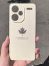 芝客 紅米note13手機殼 紅米note13pro/+液態(tài)硅膠直邊全包鏡頭防摔簡約軟殼楓葉保護套 紅米note13Pro+【古董白-楓葉】 曬單實拍圖